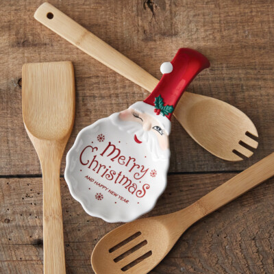 Boston International Christmas Kitchen Spoon Rest Ceramic - View #10
