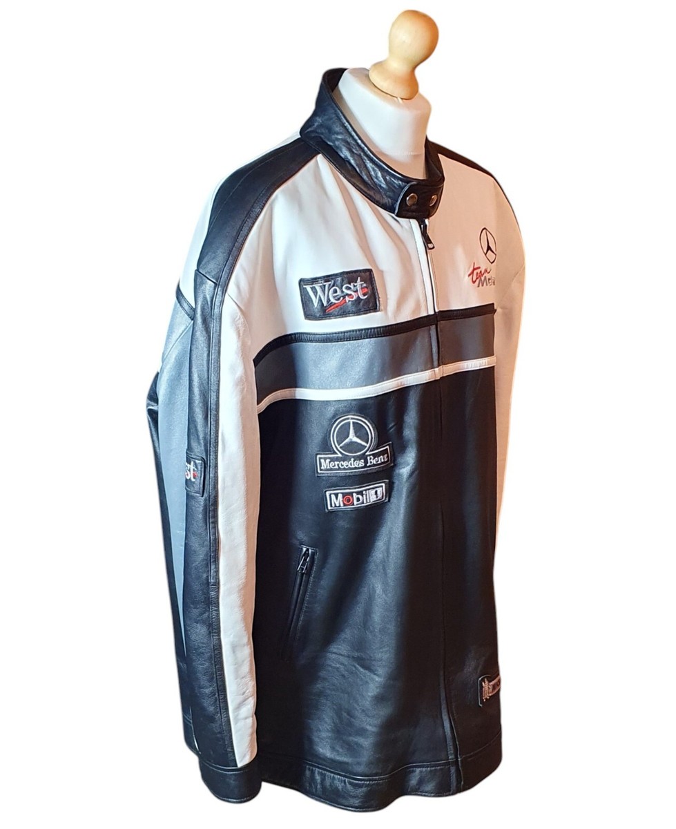 Vintage Mens Size 60 UK 2-3XL? Mercedes Benz McLaren Leather West