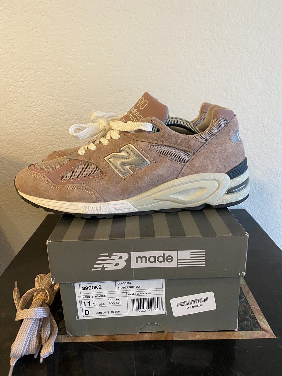 Size New Balance 990v2 x KITH Dusty Rose 2020
