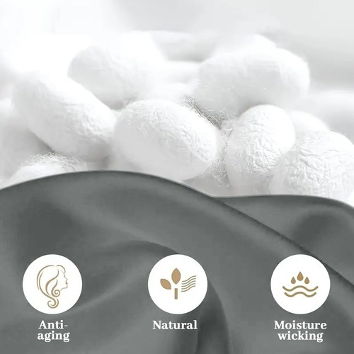 Premium Satin Silk Pillowcases For Hair And Skin 2 Pack Soft Pillow Cases Covers - Picture 58 of 137