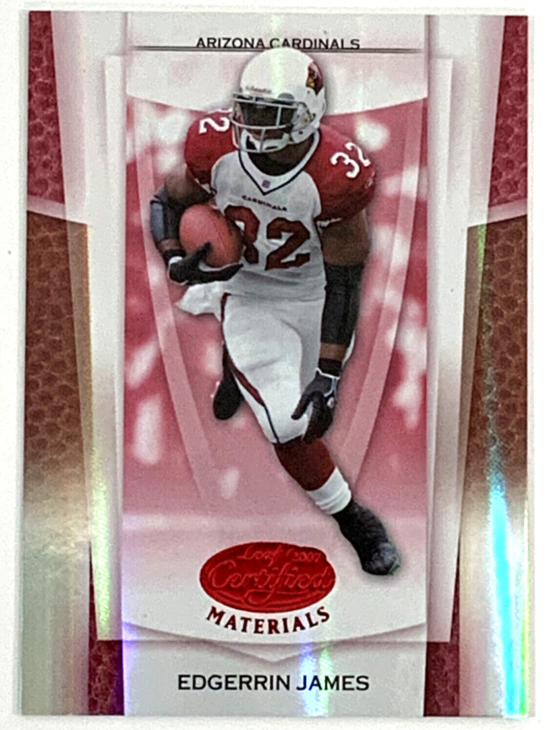 2007 Leaf Certified Materials Red Mirror #57 Edgerrin James Cardinals 82/100