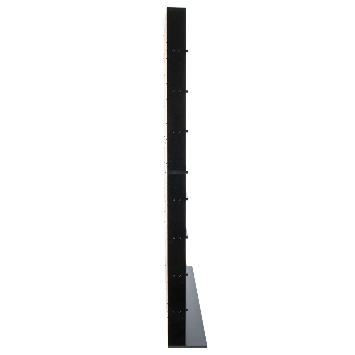 72" Tall Wood Media Storage Tower Shelf Bookcase Shelves DVD CD Rack Bookshelf