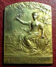 International Exhibition Of The West Of France 1923 Medal City Of MANS