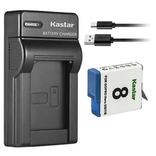 SLIM Charger & 1 Battery for GoPro HERO8 BLACK AJBAT-001 HERO7 HERO6 HERO5 2018