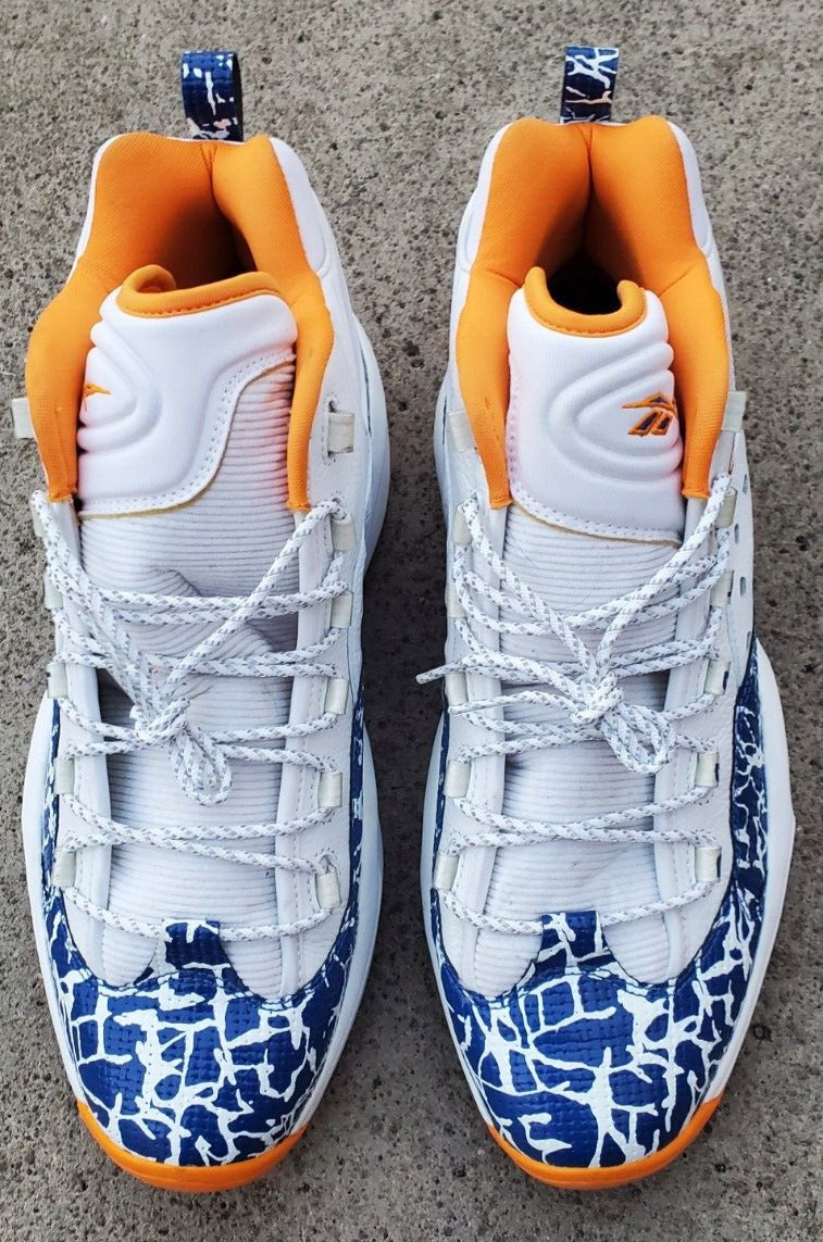 REEBOK QUESTION MID PROTOTYPE WHITE ROYAL ORANGE … - image 4