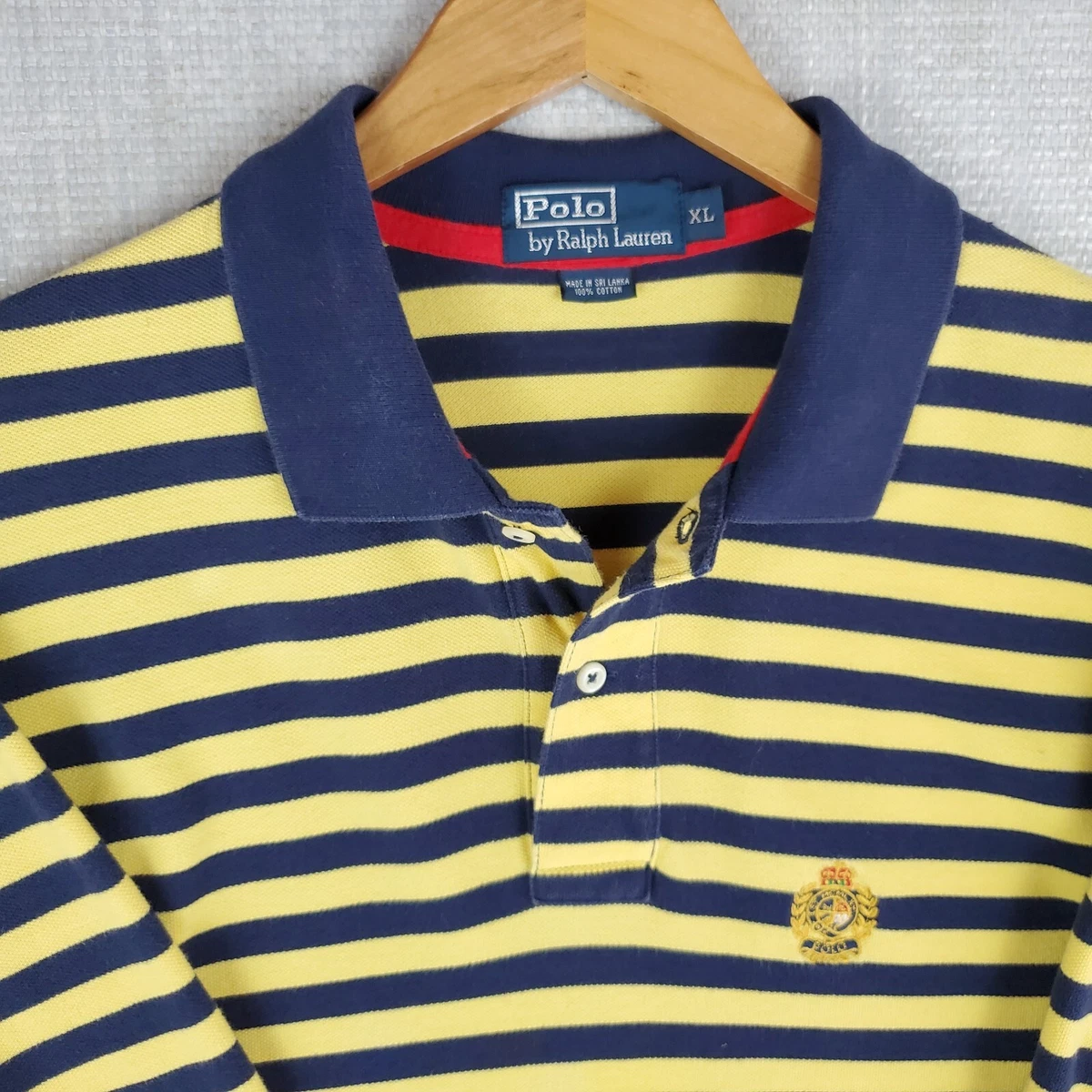Ralph lauren blue sales and yellow polo