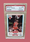 1990-91 Fleer MICHAEL JORDAN  NBA Basketball Card #26 PSA 8 CHICAGO BULLS H.O.F.