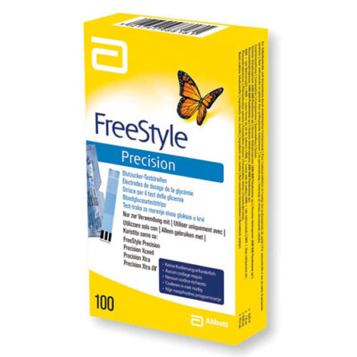 FreeStyle Precision - 100 Stück - BlutzuckerTeststreifen - OVP v.med.Fachhändler