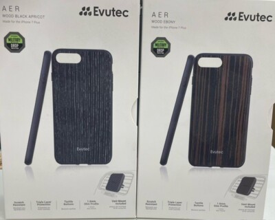 Evutec AER WOOD Series Case w/ Car Vent Mount for Apple iPhone Plus 
