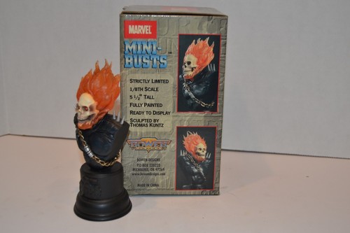 Ghost Rider Marvel Mini Bust Bowen Thomas Kuntz # 3785/6000 - Picture 3 of 5
