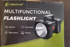 AlpsWolf Rechargeable Flashlight LED Spotlight Flashlight 10000 Capacity 1200...