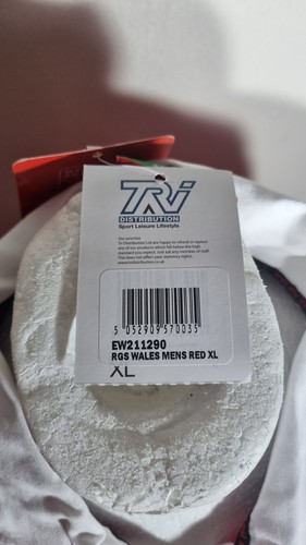 Mens Rugby WRU Wales Sweatshirt Size XL Brand New With Tags - Bild 10 von 10