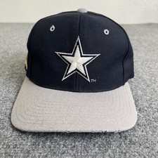 Vintage Logo Dallas Cowboys Hat NFL Football Snapback Navy 90s Cap Classic