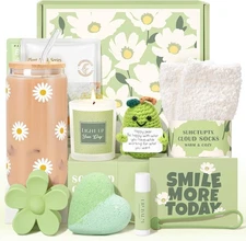 Gift Baskets for Women, 11pcs Unique Happy Birthday Gifts for Women, Best Inspir