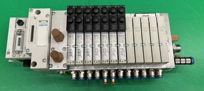 Festo Solenoid Valve Block (1) CPX-GE-EV-S I (7) VSVA-B-B52-ZD-A2-1T1L