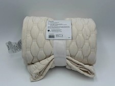 Triple Knit Heathered Ivory Throw Blanket 50x60