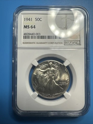 1941 P Walking Liberty Half Dollar NGC MS64 (9274)