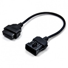 Car Diagnostic Adapter Cable 10Pin To OBD2 16Pin Connector for OPEL Vauxhall