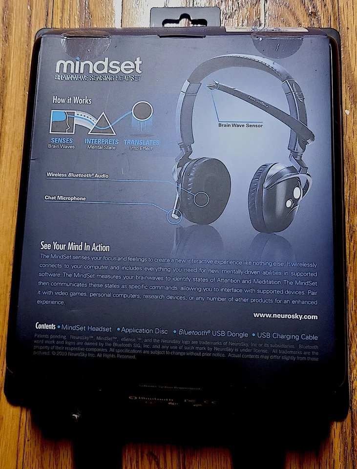 NEUROSKY MINDSET 2010 - VINTAGE - NEVER BEEN OPENED - Image 2 of 2