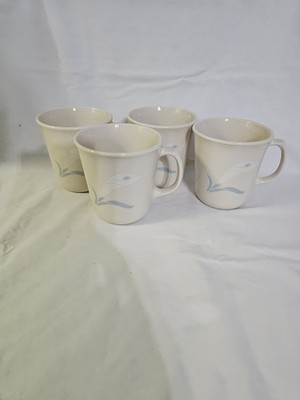Set Of 4 Corelle Romance 3 3/4'' mugs