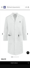 Fashion Seal Healthcare Lab Coat Size S Bright White