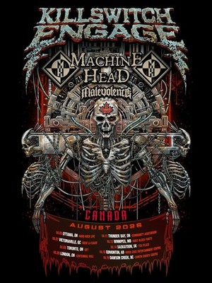 Killswitch Engage Canada Tour 2026 Poster