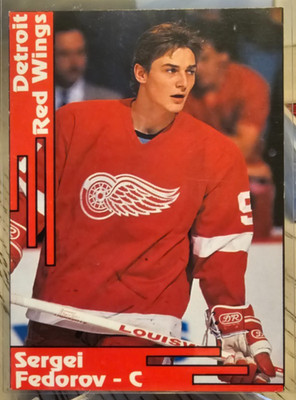 1992 SCD Sergei Fedorov #30 Detroit Red Wings