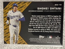 Topps 2024 Black Gold Shohei Ohtani #BG-19 Los Angeles Dodgers Baseball Card