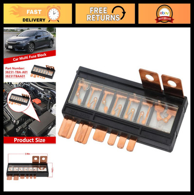 6 Circuit Car Multi Fuse Block for Honda Civic 2016-2021 - Replacement with Scre