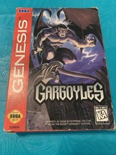 Gargoyles Sega Genesis 1995 Complete CIB w/ Poster, Reg Card, Manual