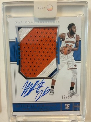 Mitchell Robinson Patch Autograph National Treasures RPA On Card Auto Knicks /99