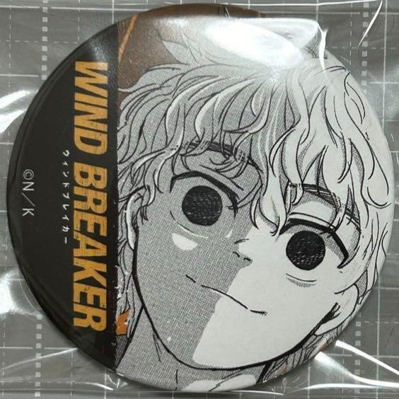 Japanese Anime Wind Breaker Trading Can Badge Choji Tomiyama | eBay