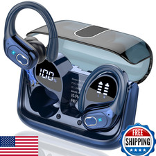 Aptkdoe Wireless Earbuds 75H Bluetooth 5.4 Sport Headphone Deep Bass ENC IPX7 Ro