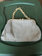 Bakelite Alumesh Purse Whiting and Davis Enamel Mesh Vintage