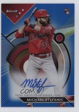 2023 Topps Finest Blue Refractor 112/150 Michael Stefanic #FA-MST Auto 1j7s