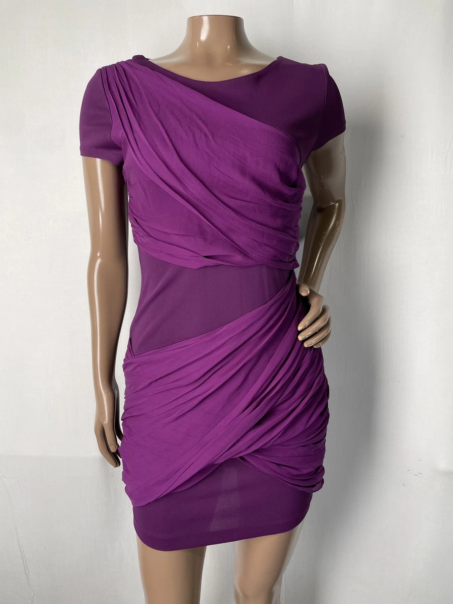 strapless open back dress Lilac Tulle A-line V-neck Prom Dresses With Side Slit, Long Formal Dresses,  MP794 main image 0
