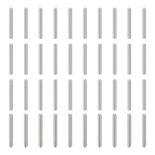 70Pcs 2mm x 20mm Dowel Pins, 304 Stainless Steel Round Head Pin, Silver