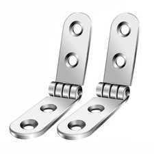 2PCS 180 Degree Foldable Hinges Cabinet Door Box Furniture Hinges