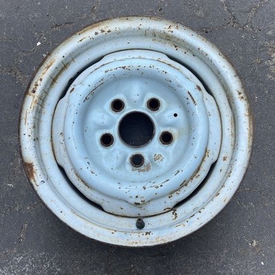 Mercury Steel White Maverick Cougar Comet Mustang Factory Wheel 14'' Rim 899B