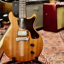 Burny Late80s-Early90s RTV Les Paul Junior DC "All Lacquer Mod." (Kirschrot)