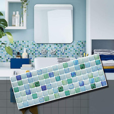 Beaustile Decorative Tile Stickers Peel Stick Backsplash Fire Retardant Tile She