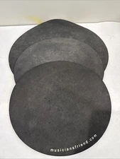 Musician's Friend Drum Mute Pads Set 3 Piece Foam Drum Silencer Pads 12” 13” 16"