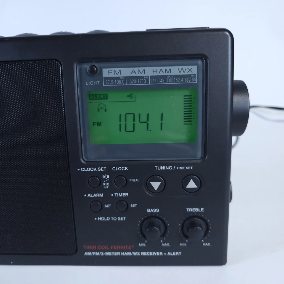 C. Crane CCRadio 2 Portátil AM FM Banda Ham de 2 Metros, Alerta Meteorológica NOAA. Funcionando Foto 3 de 4