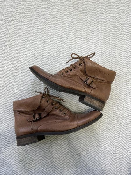 Women Steve Madden Boots Brown 39