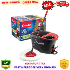 O-Cedar Easywring Floor Cleaning System with Bucket and Microfiber Spin Mop