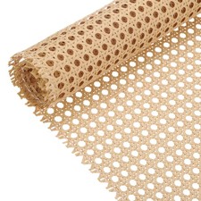 Plastic Rattan Cane Webbing Roll,16 Inch x 3.3 FT Hand Woven Faux Woven
