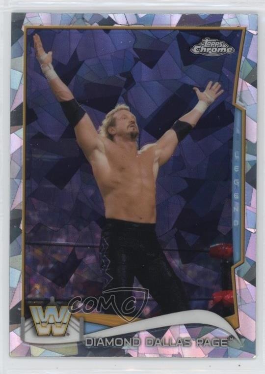 2014 Topps Chrome WWE Atomic Refractor Diamond Dallas Page #99 HOF 16or