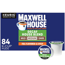 Decaf House Blend Medium Roast K-Cup Coffee Pods, 84 Ct Box