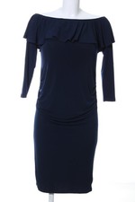 Robe mi-longue Dames Robe T EU 36 bleu style d’affaires