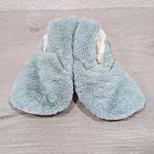 Target Women's Faux Fur Cozy Pull-On Slipper Socks Size M/L 8-10 W/Grip Green